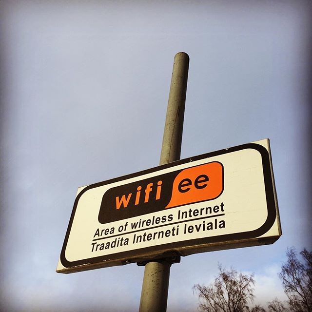 Ganz typisch für Estland ist …WiFi!