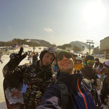 Skifahren in Korea