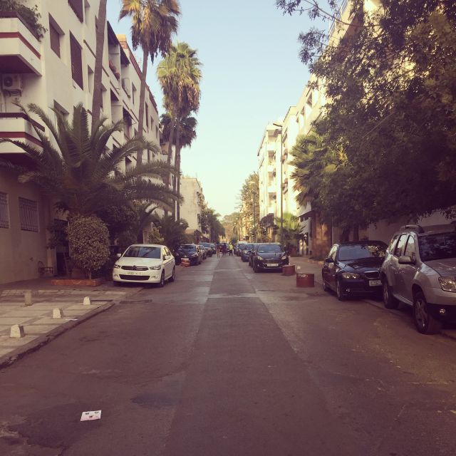 Straße in Rabat, Marokko