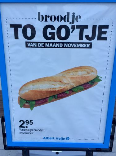 Plakat auf niederländisch