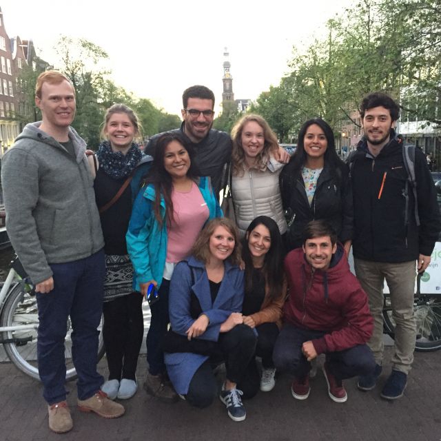 Gruppenfoto in Amsterdam