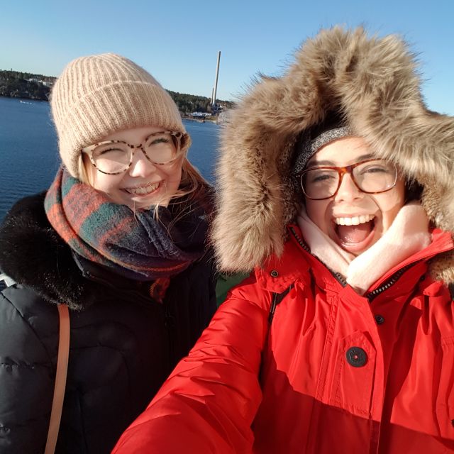 Einlaufen in Stockholm - wirklich sehr kalt