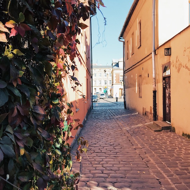 Seitenstraße im Kazimierz Eine typische Seitenstraße im Kazimierz.