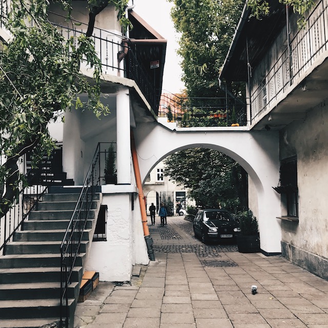 Hinterhof im Kazimierz Ein typischer Hinterhof im Kazimierz.