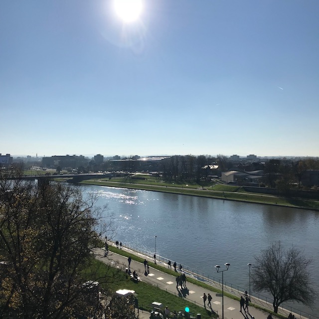 Blick vom Wawel-Hügel Blick vom Wawel-Hügel auf die Weichsel