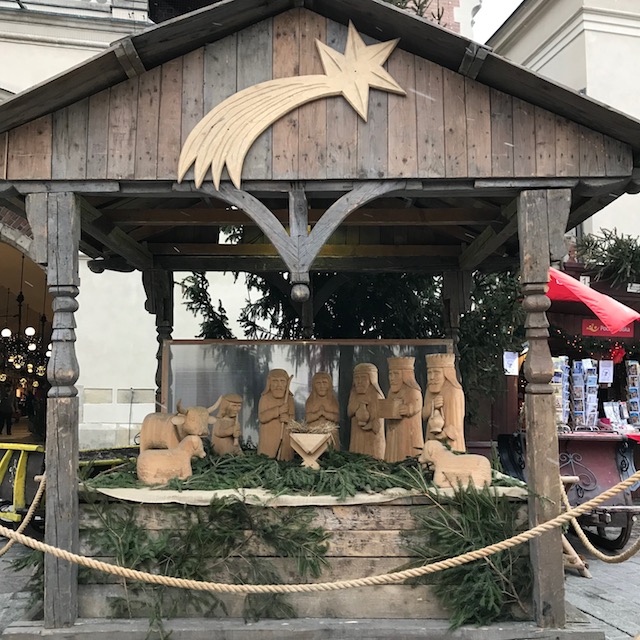 Krakauer Weihnachtsmarkt: Krippe Weihnachtsmarkt Krakau Krippe