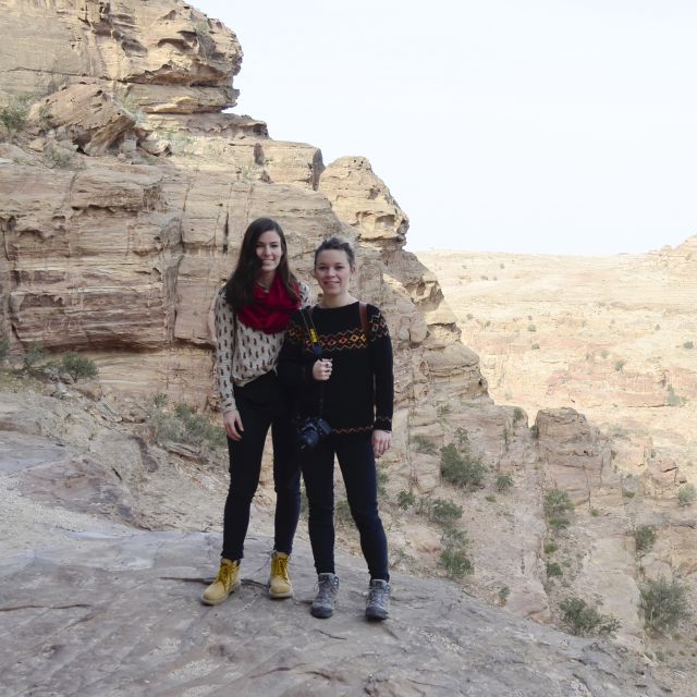Niki und ich in Jordanien