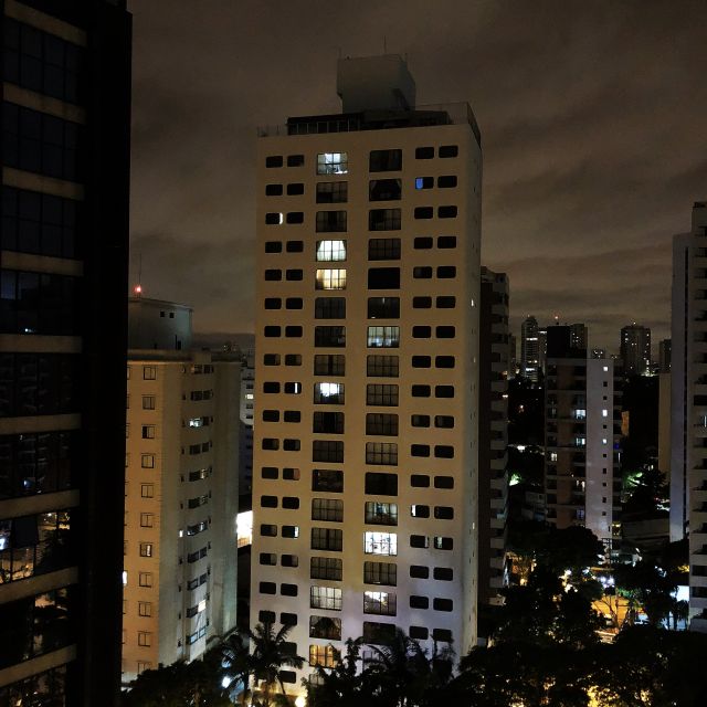 Sao Paulo während der Nacht