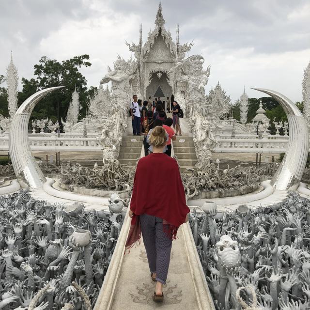 Der weiße Tempel in Chiang Rai