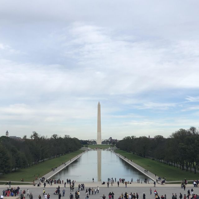 Platz vor dem Lincoln Memorial in Washington D.C.