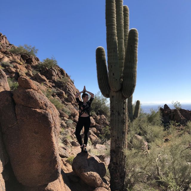 Yoga mit Kaktus