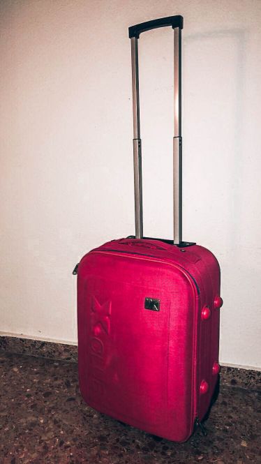 Koffer Rosa Packen Gepäck