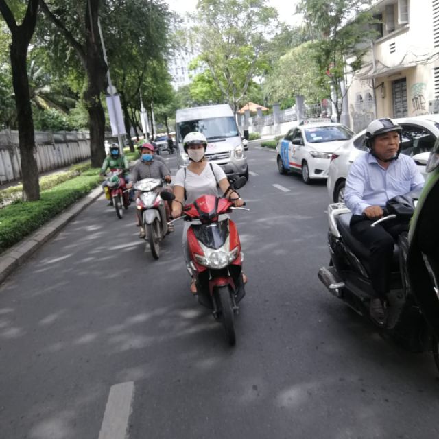 Wie ich mit meinem Motorrad in Ho Chi Minh City fortbewege