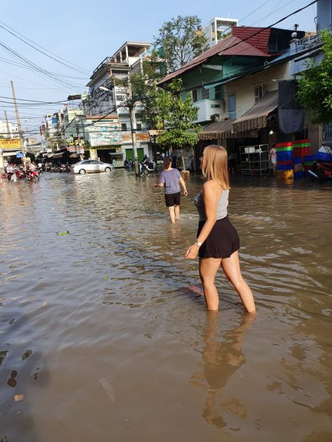 Überschwemmung in Can Tho, im Mekongdelta