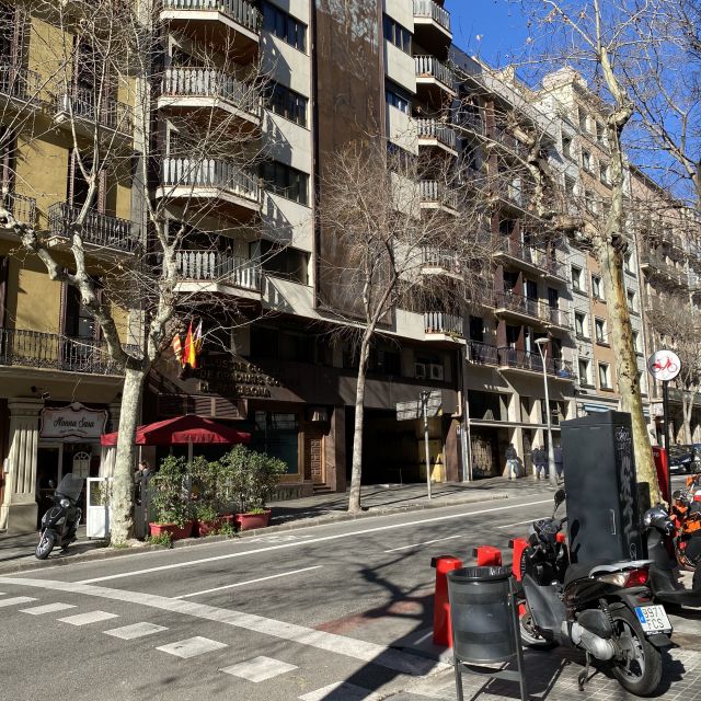 Eine schöne Straße in Barcelona