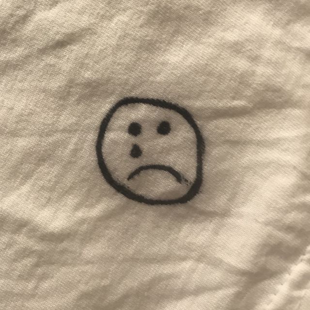 Zeichnung von einem weinenden Smiley