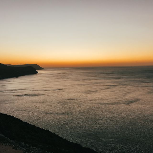 Das Meer beim Sonnenaufgang.