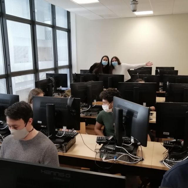 Unterricht im PC-Labor