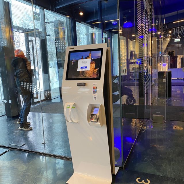 Ticketautomat im Museum