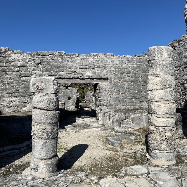 Ein Tempel der Maya-Ruinen on Tulum.