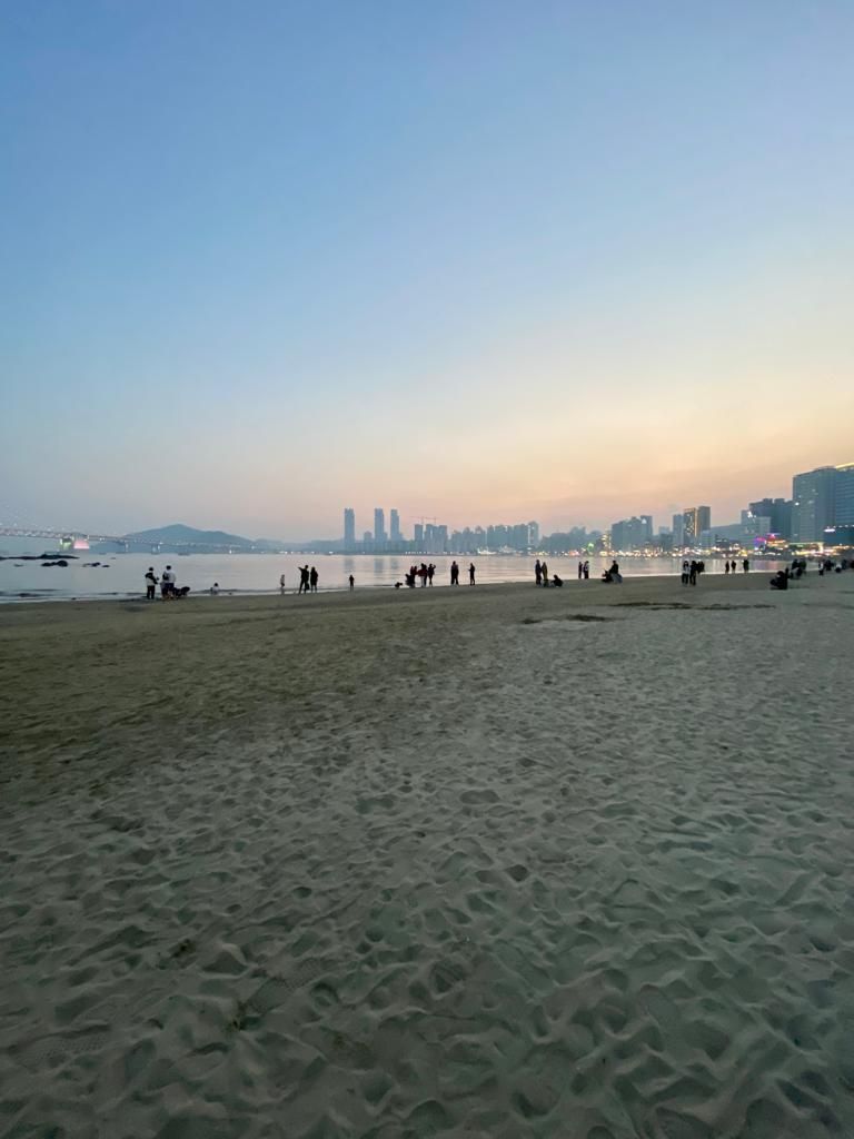 Der Strand in Busan