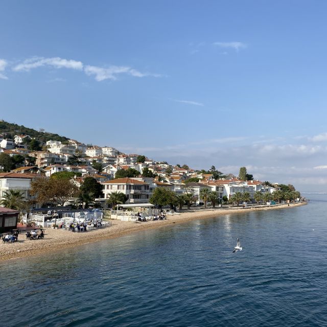 Zunächst hält die Fähre am Hafen von Kınalıada Mahallesi, der viertgrößten der insgesamt neun Inseln.