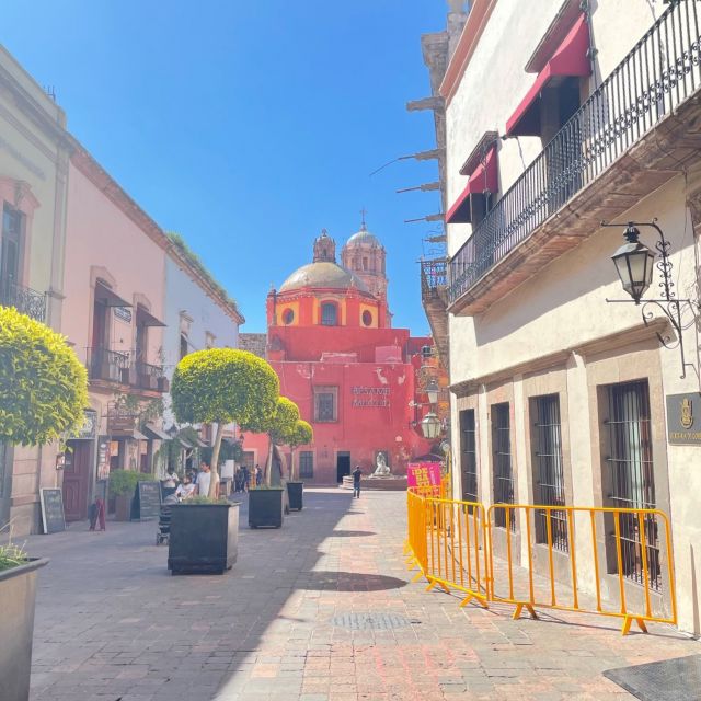 Sonnige Innenstadt von Querétaro