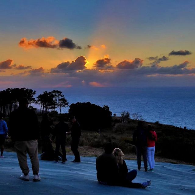 Sonnenuntergangskulisse am Signal Hill mit Blick auf den Atlantik